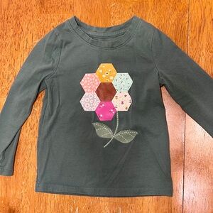 Cat & Jack Toddler Long Sleeve Daisy T-shirt Size 2t